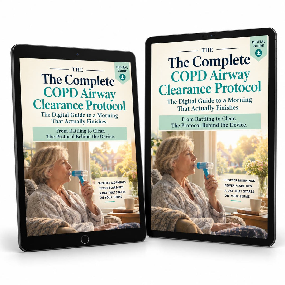 The Complete COPD Airway Clearance Protocol: The Digital Guide to a Morning That Actually Finishes