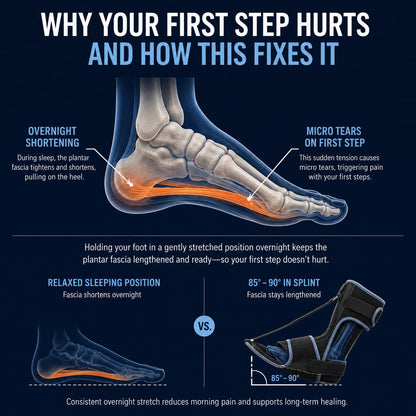 Night Splint for Plantar Fasciitis Relief