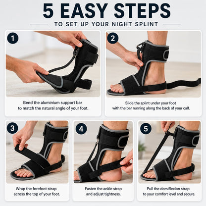 Night Splint for Plantar Fasciitis Relief
