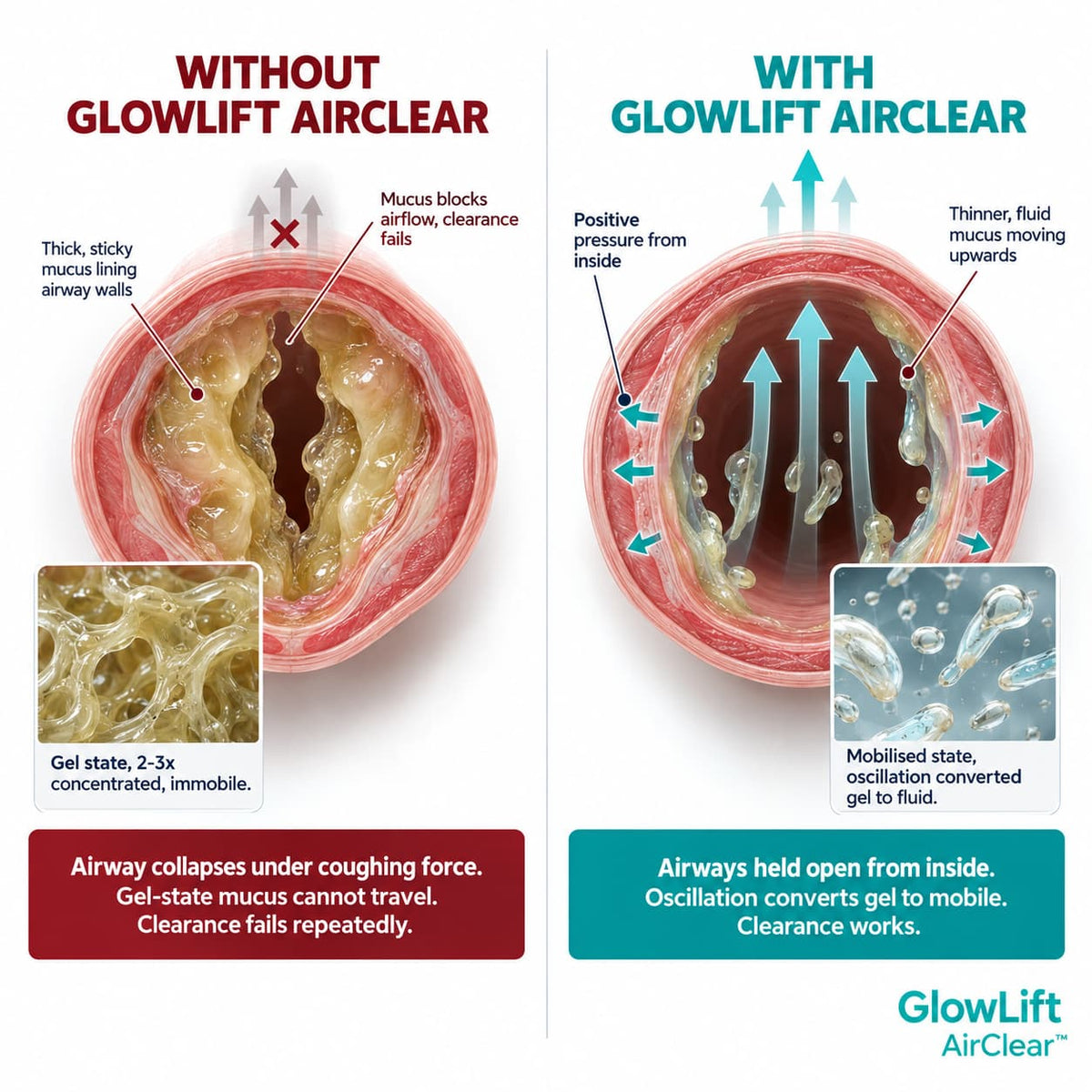 The GlowLift AirClear